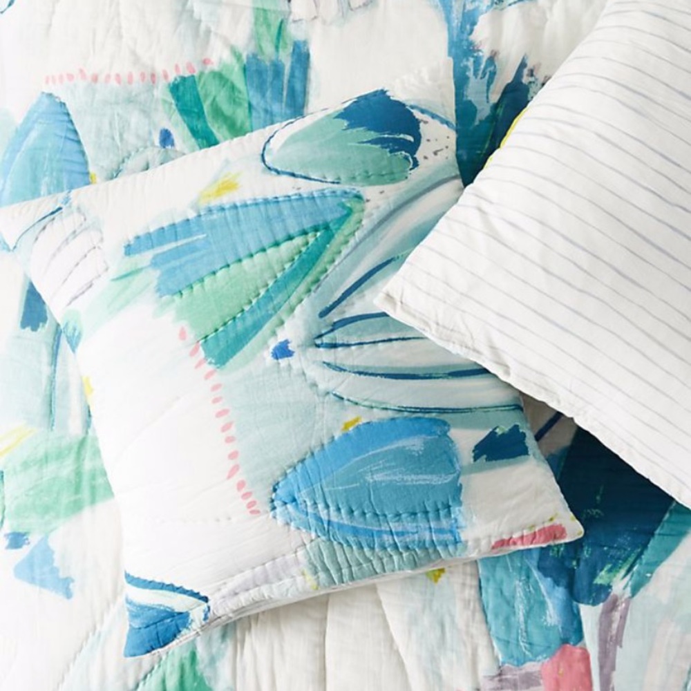 Laci Fowler for Anthropologie EURO shams
